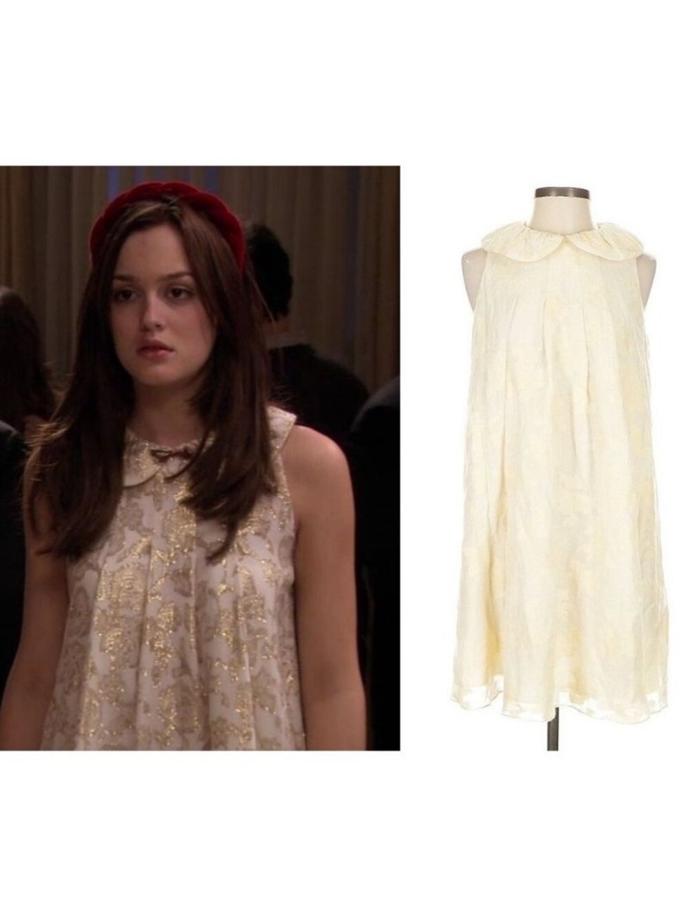 ASO BLAIR WALDORF GOSSIP GIRL Alt Silk St. Honore Dress Tunic RARE